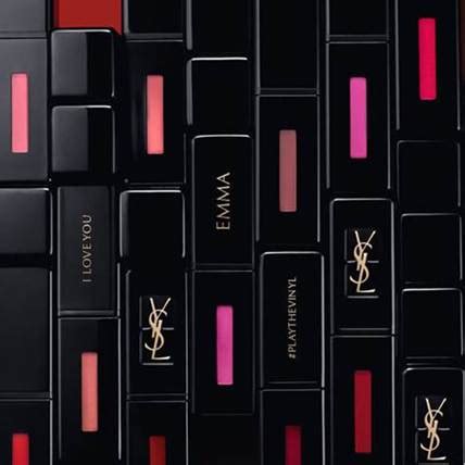 ysl 17 color my name|ysl icon engraver.